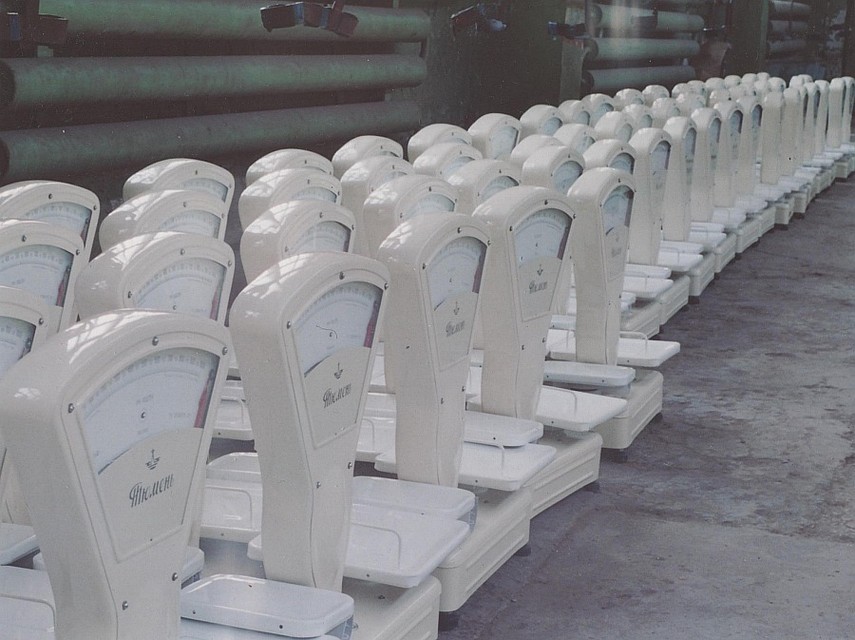 Весы "Тюмень" стояли чуть ли не в каждом магазине Советского Союза. Фото - gorod-t.info.
