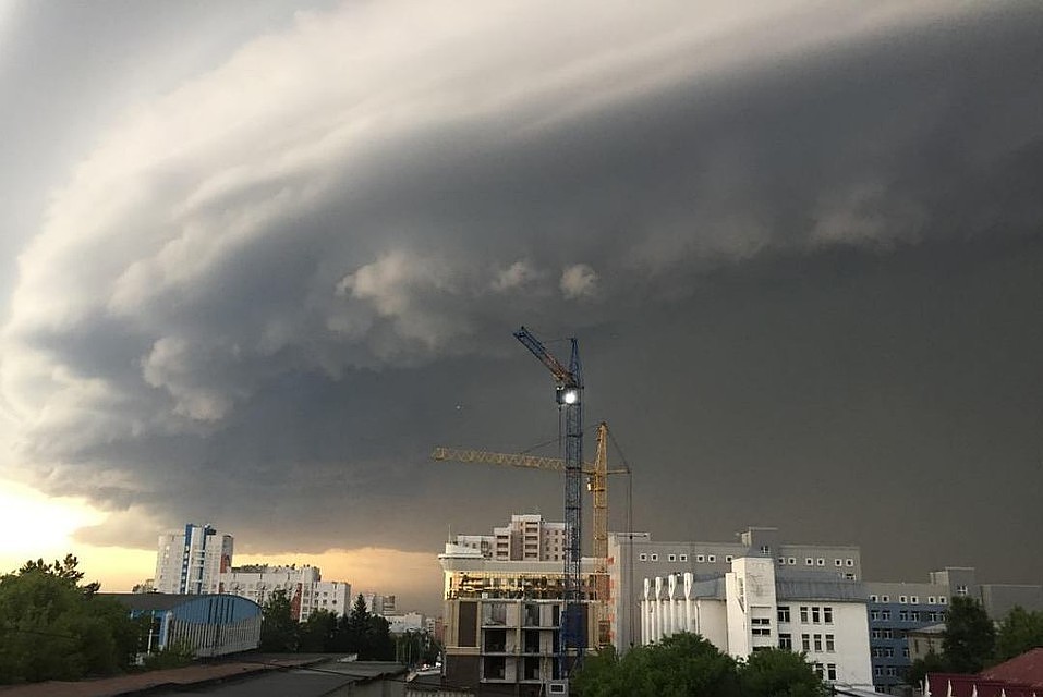 Шторм в Барнауле.