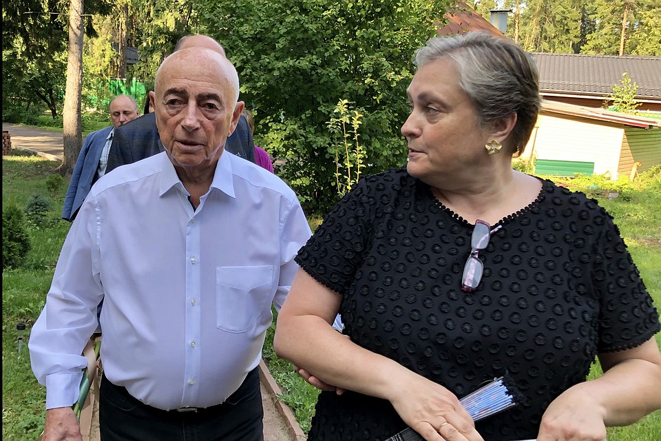 Александр Городницкий и Мария Евтушенко. Переделкино