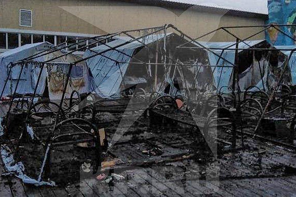 Задержан директор лагеря в Хабаровском крае, в котором при пожаре погибло трое детей. Фото: предоставленною очевидцем