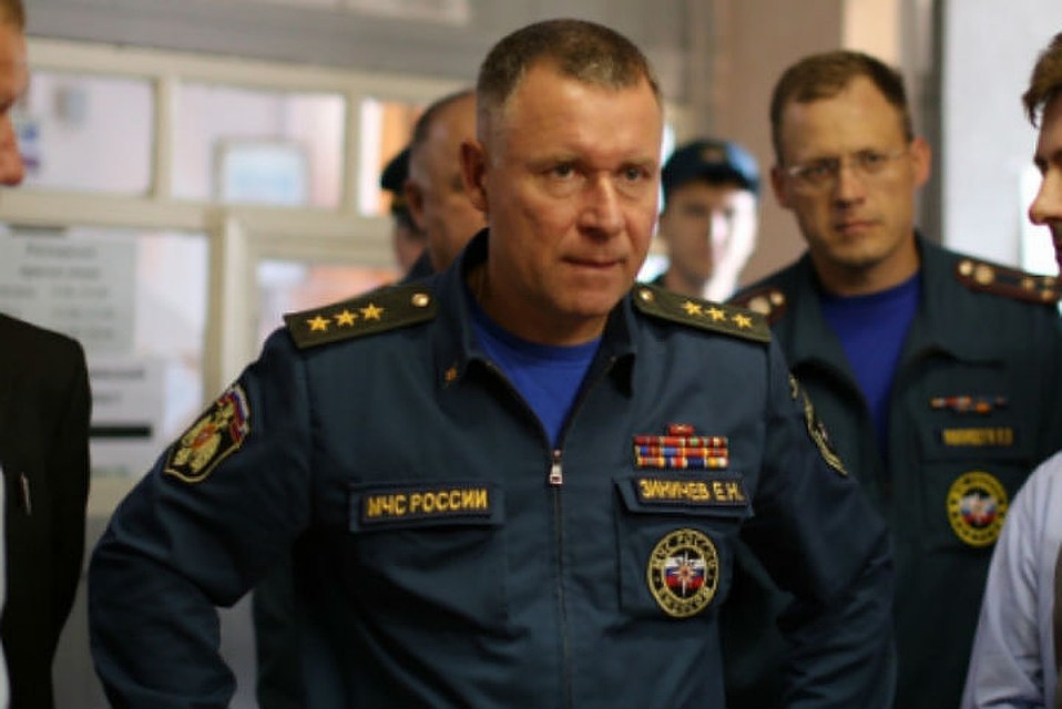 Министр МЧС России Евгений Зиничев. Фото: ГУ МЧС России по Иркутской области.