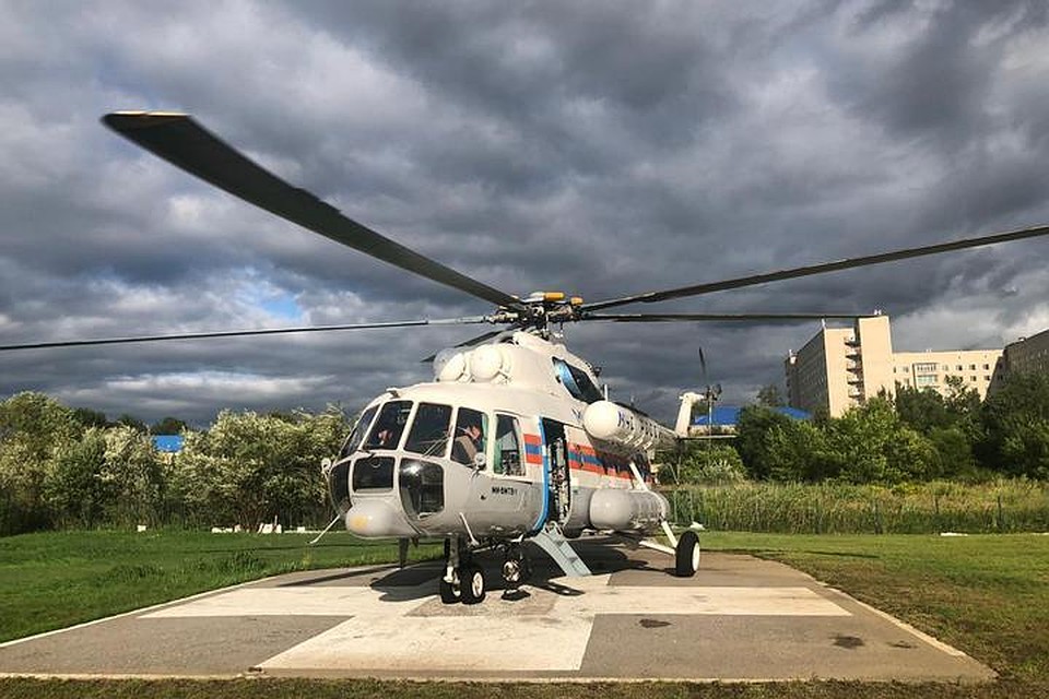 Четверых больных из поселка Ванино авиаторы МЧС доставили в Хабаровск