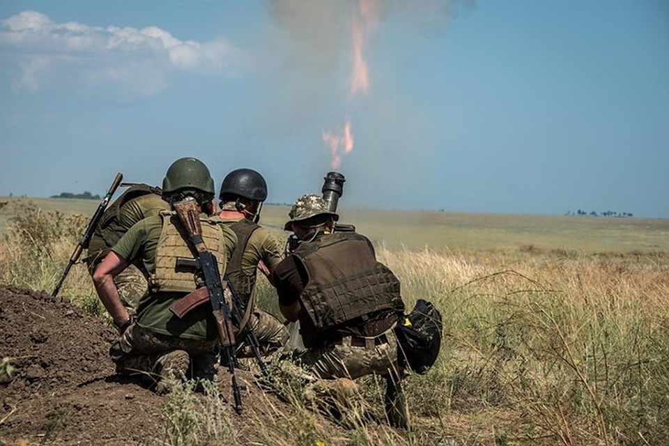 По Горловке украинские военные выпустили четыре мины. Фото: Пресс-служба штаба ООС