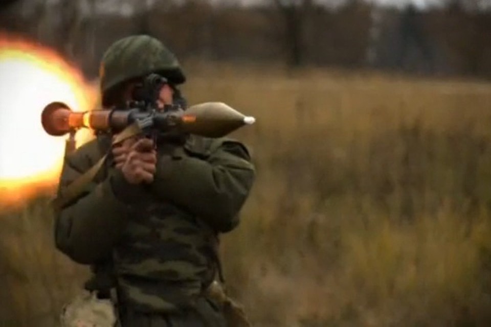 Украинские военные открыли огонь по позициям Народной милиции у Логвиново. Фото: Фейсбук/«ООС»