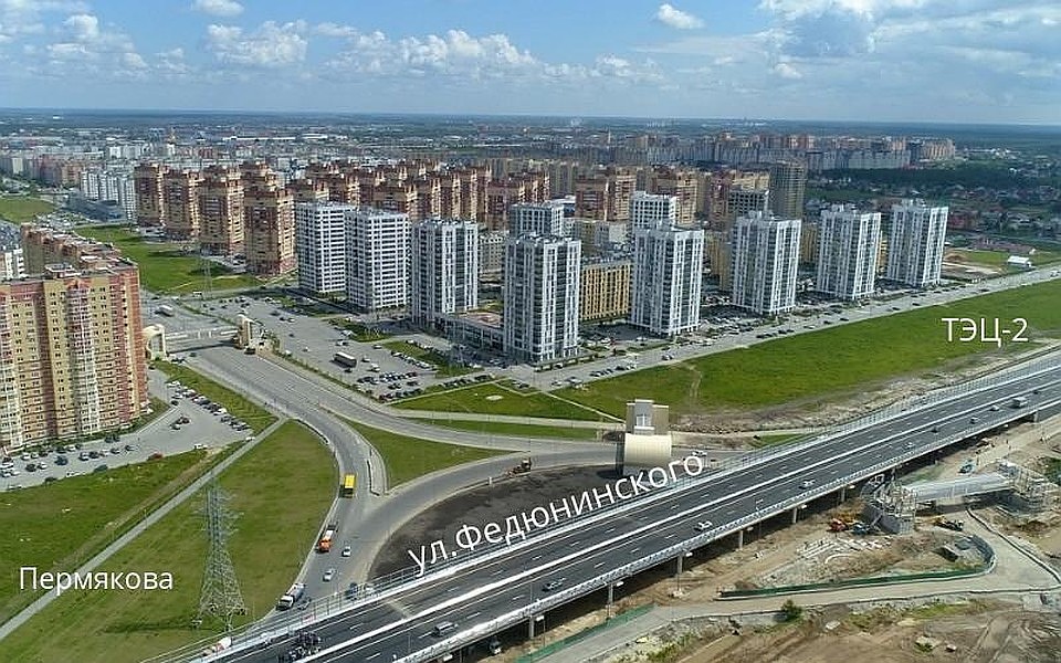 Открытие долгожданной развязки покажут тюменцам на большом экране. Фото - Главное управление строительства Тюменской области.