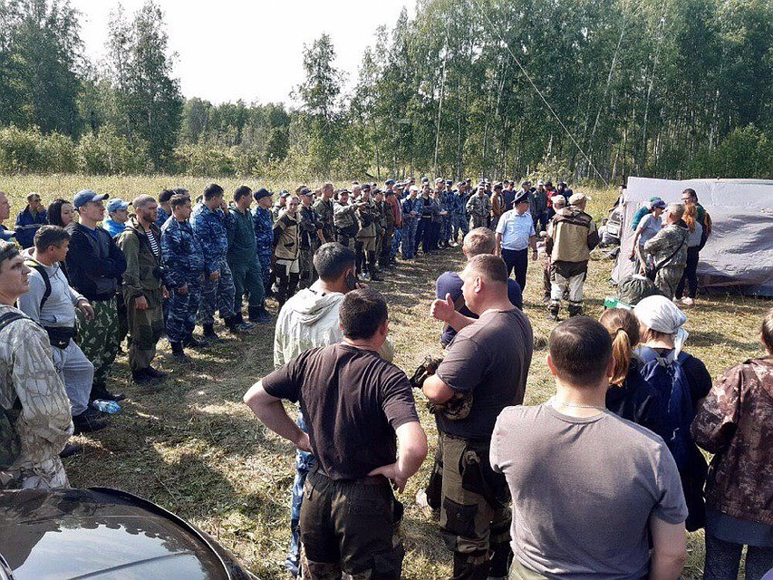 В поисках маленького Коли приняли участие больше тысячи человек. Фото: vk.com/la_omsk