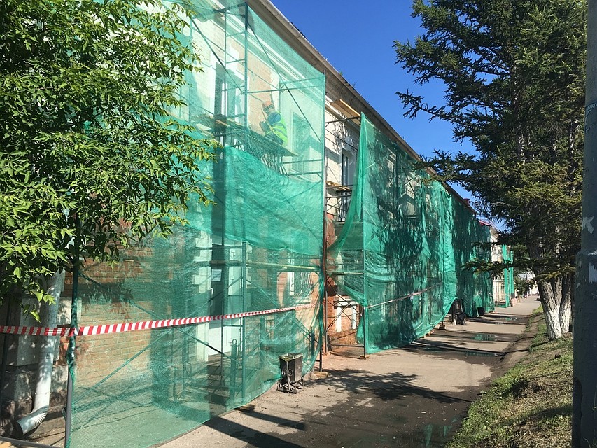 В мэрии рассказали, как проходит ремонт фасадов