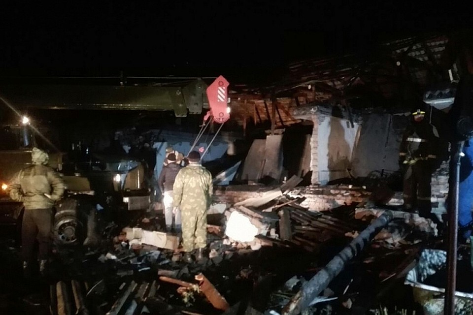 Взрыв газа в Рубцовске в 2017 году.