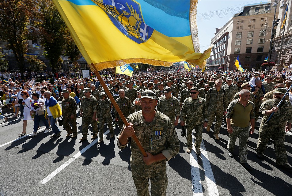 Марш защитников Украины в Киеве