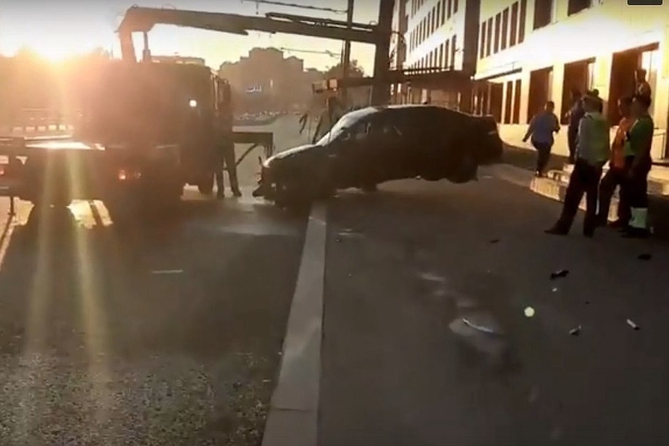 АВария произошла на "зебре"