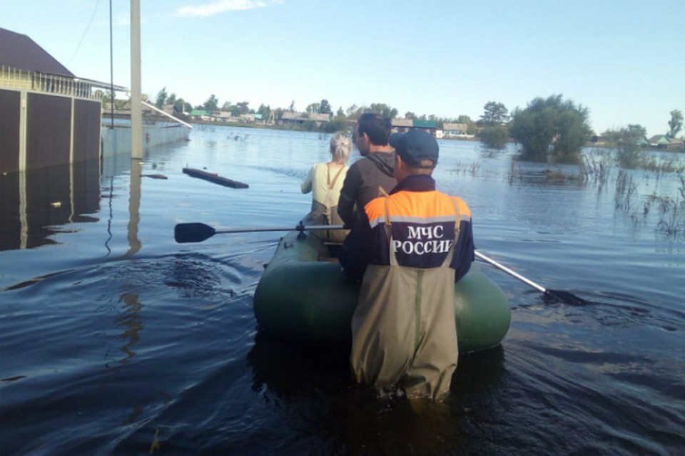 «Большая вода» довольно быстро отступает в Еврейской автономии