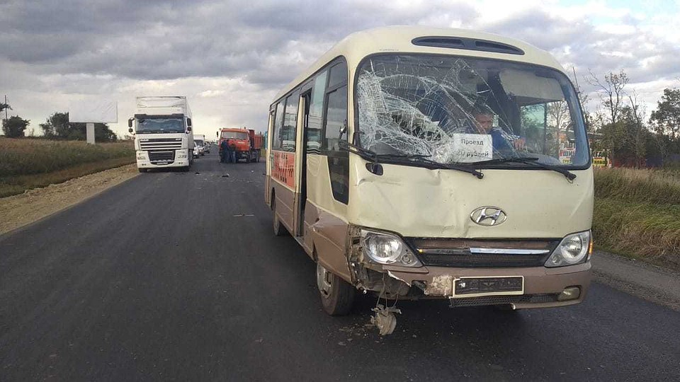 В автобусе находилось 7 человек. Фото: ГИБДД по Приморскому краю
