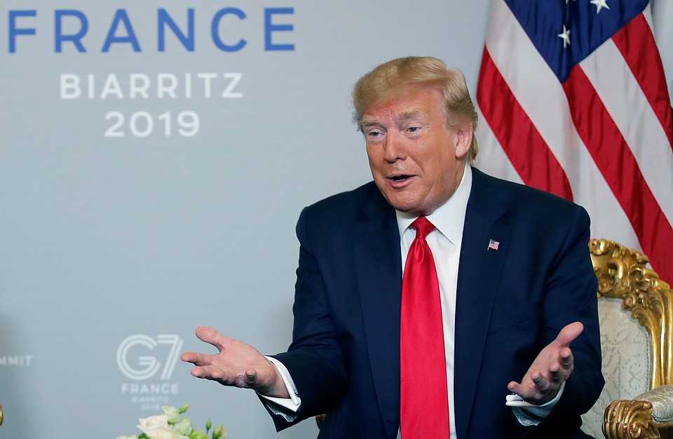 Американский лидер Дональд Трамп