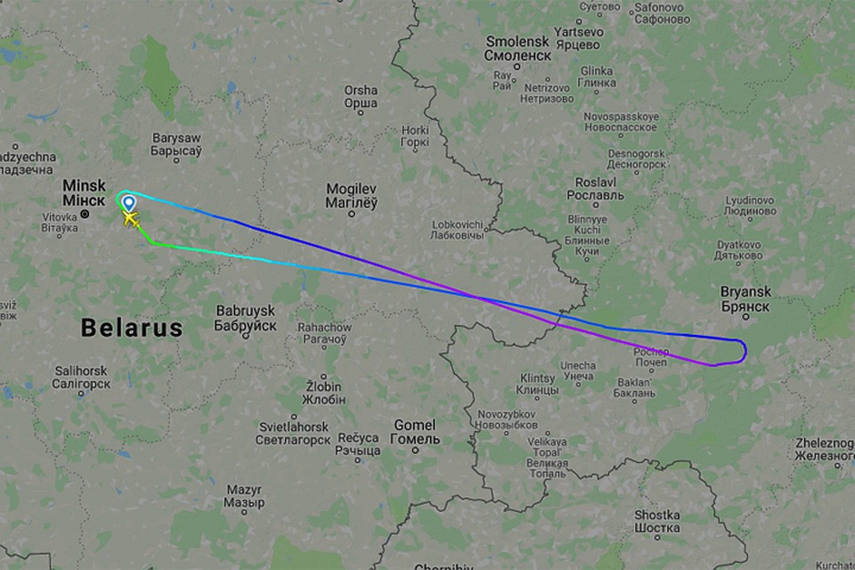 За пассажирами вернувшегося в Беларусь самолета «Минск-Багдад» выслали другой самолет.