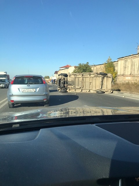 ДТП произошло в районе Маршала Жукова. Фото: Дмитрий Дмитриев