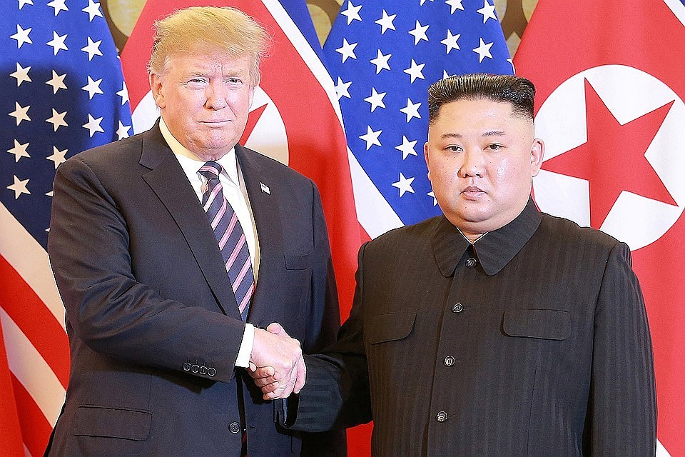 Последняя встреча Трампа и Ким Чен Ына состоялась в феврале 2019 года