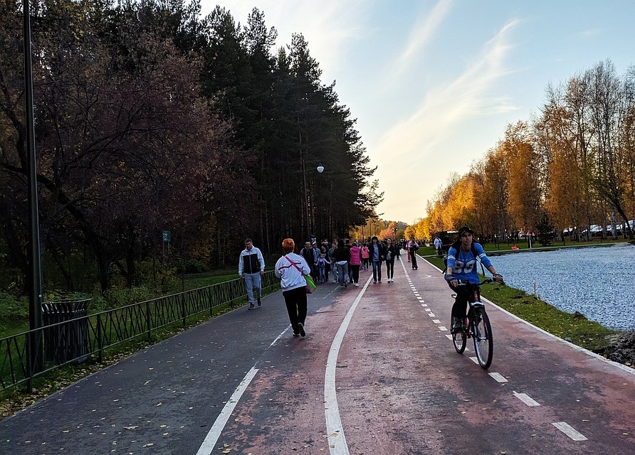 В Тюмени сегодня тепло и солнечно.