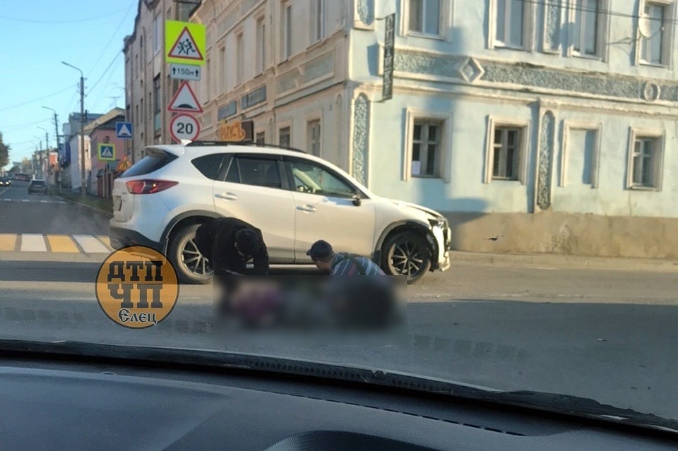Детей сбили возле школы в Ельце. Фото: ДТП Елец