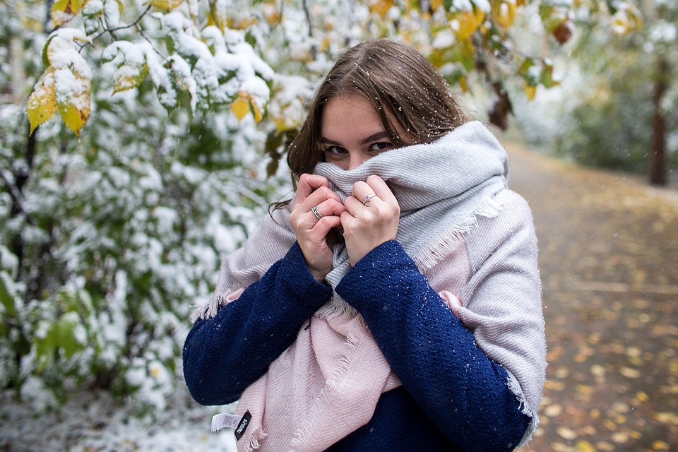 В Москве ожидаются заморозки и первый снег.