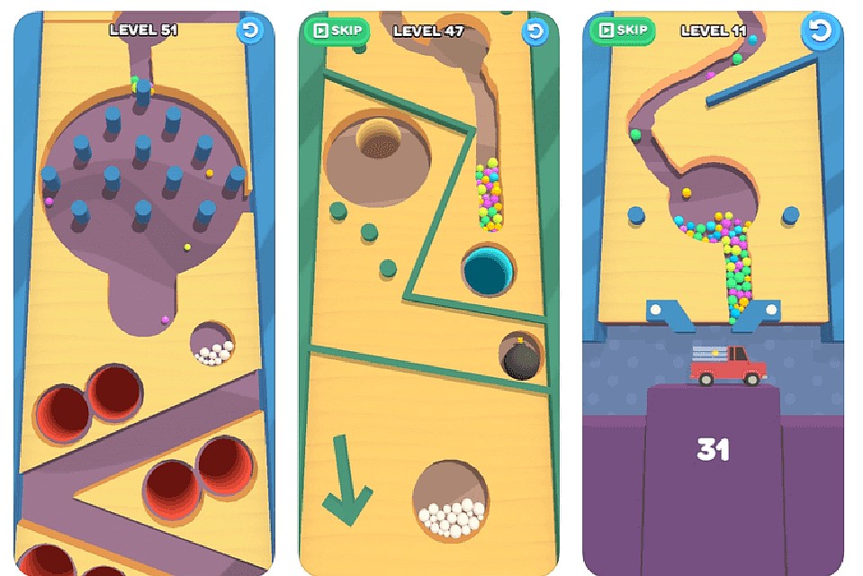 Игра Sand Balls стала самой популярной сразу на двух платформах — в AppStore и Google Play. Фото: dev.by
