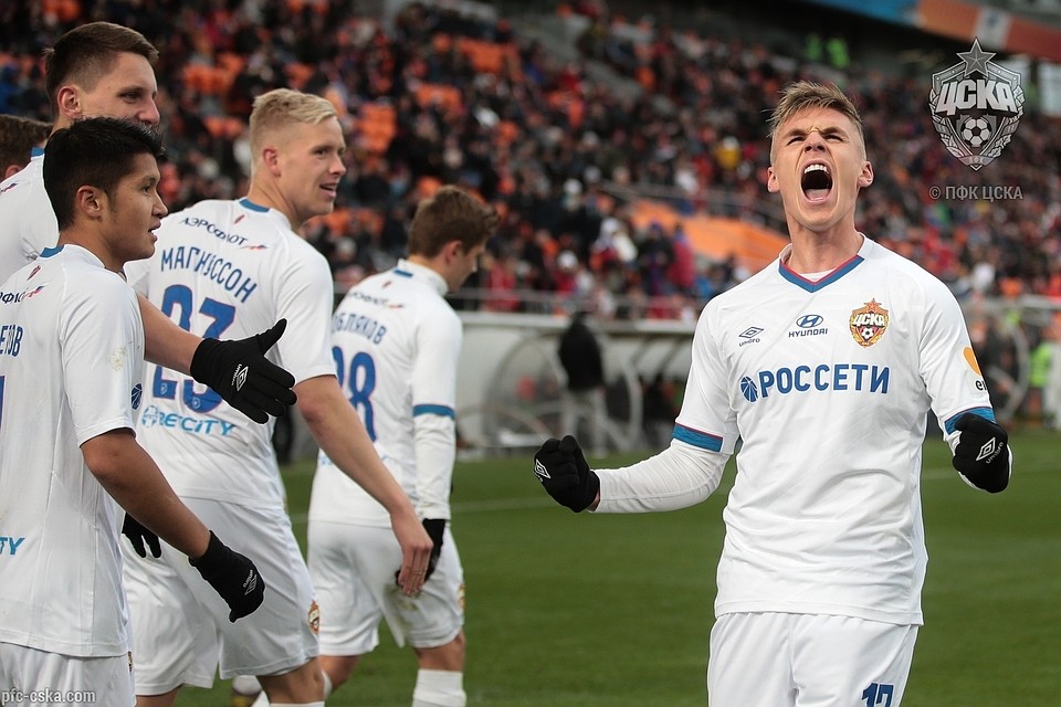 ЦСКА отстает от четырех лидирующих в РПЛ клубов на одно очко. Фото: ФК ЦСКА.