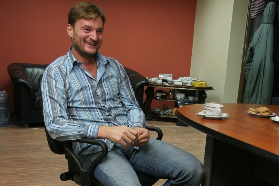 Александр Волков в гостях у "Комсомольской правды - Калининград". Ноябрь 2005 года.