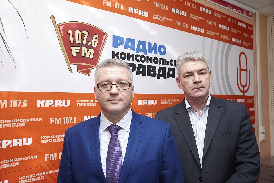 Председатель Совета директоров АО "ИПОПАТ" Дмитрий Пивош и зам. генерального директора АО «ИПОПАТ»Алексей Пиянзин
