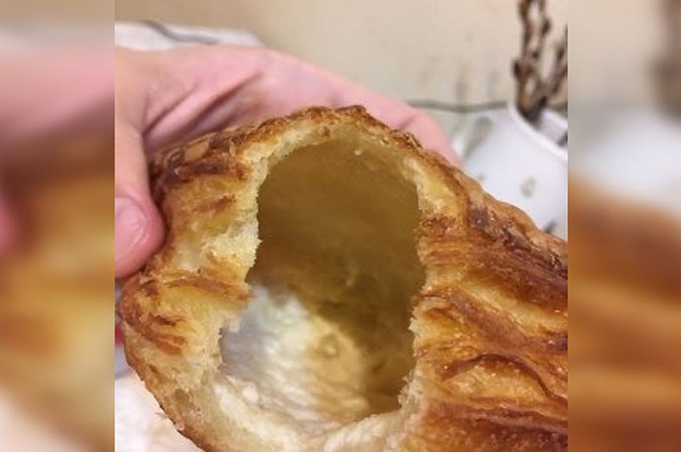 Мяса в слойке не оказалось. Фото: vk.com/revizorro_nsk54.