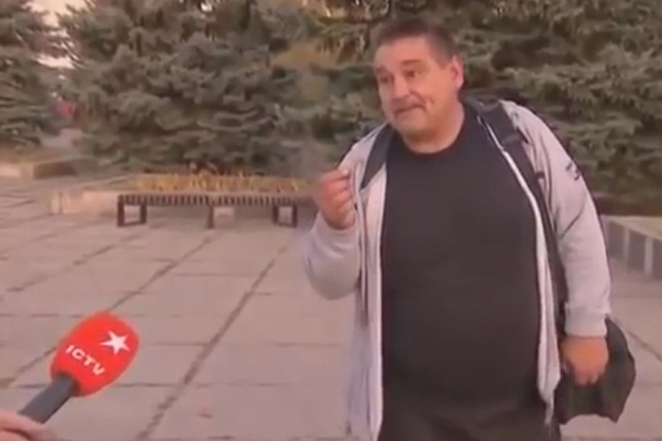 Герой нашего времени неизвестный житель Рубежного. Фото: скриншот видео