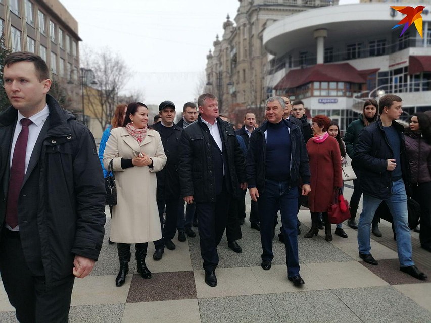 Вячеслав Володин вместе с мэром осмотрел реконструкцию проспекта Кирова в Саратове