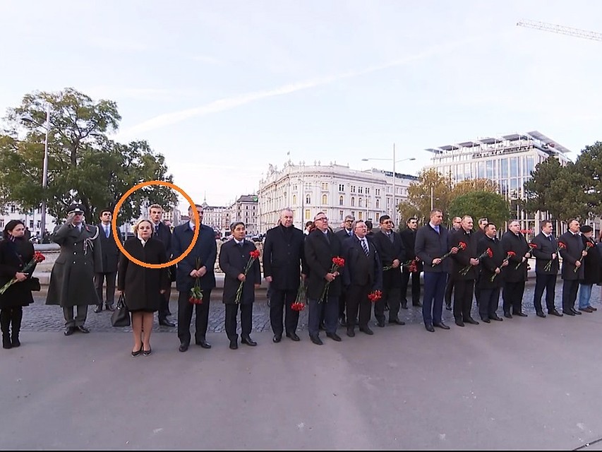 Лукашенко взял младшего сына Николая и в Австрию. Кадр БелТА.