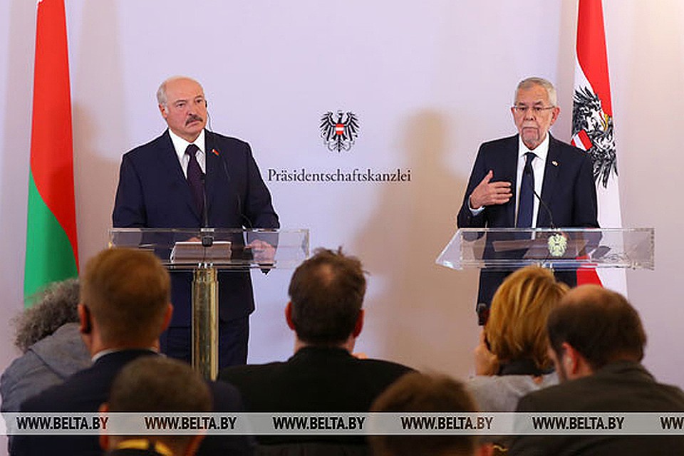 Лукашенко австрийцам о демократии: вы, такие демократичные, закрыли для нас Европу и хотели, чтобы мы выжили. Фото: БелТА