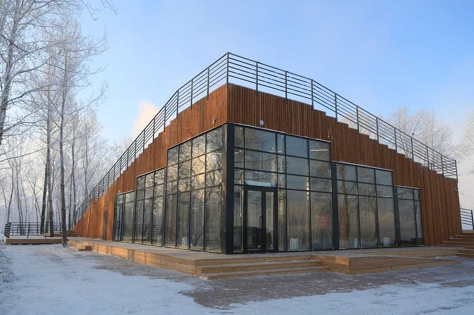 Визит-центр на Татышеве станет рестораном. Фото: пресс-служба администрации Красноярска.