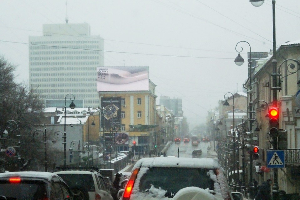 Зима во Владивостоке