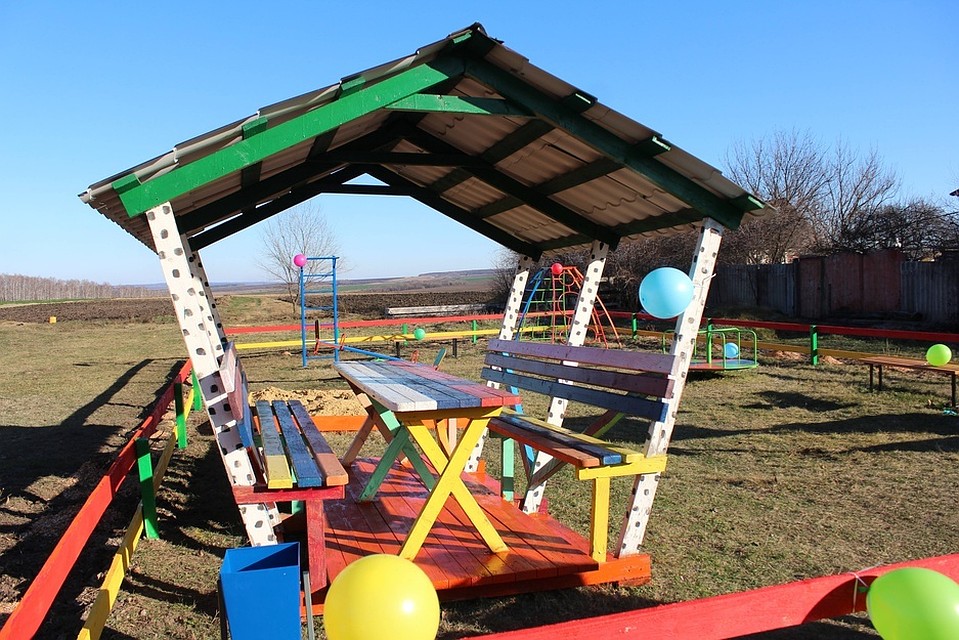 В Алексеевском городском округе открыли детскую игровую площадку. Фото пресс-службы администрации Алексеевского городского округа