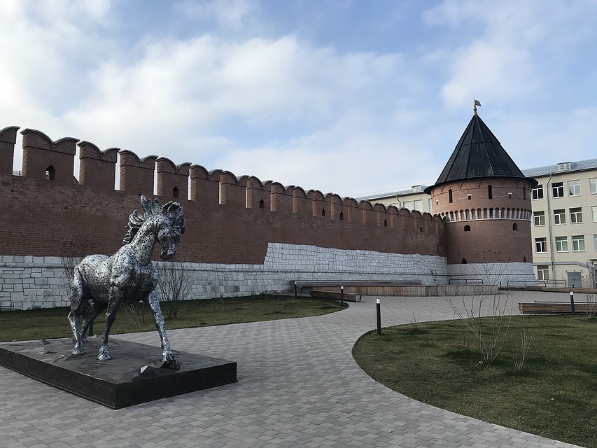 Знакомство с Тулой и сервисами «Ростелекома» продолжилось на территории Казанской набережной.