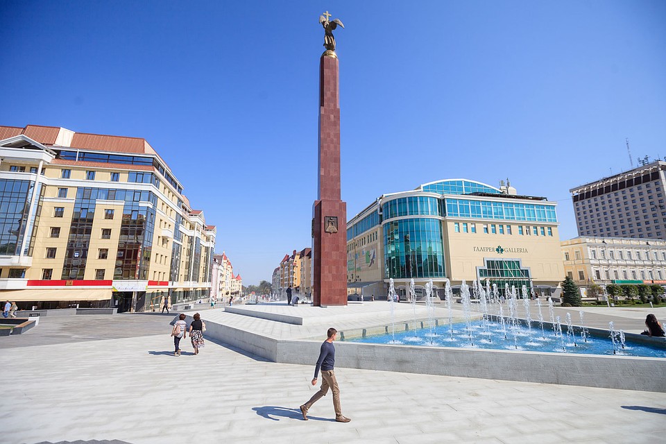 Александровская площадь в Ставрополе