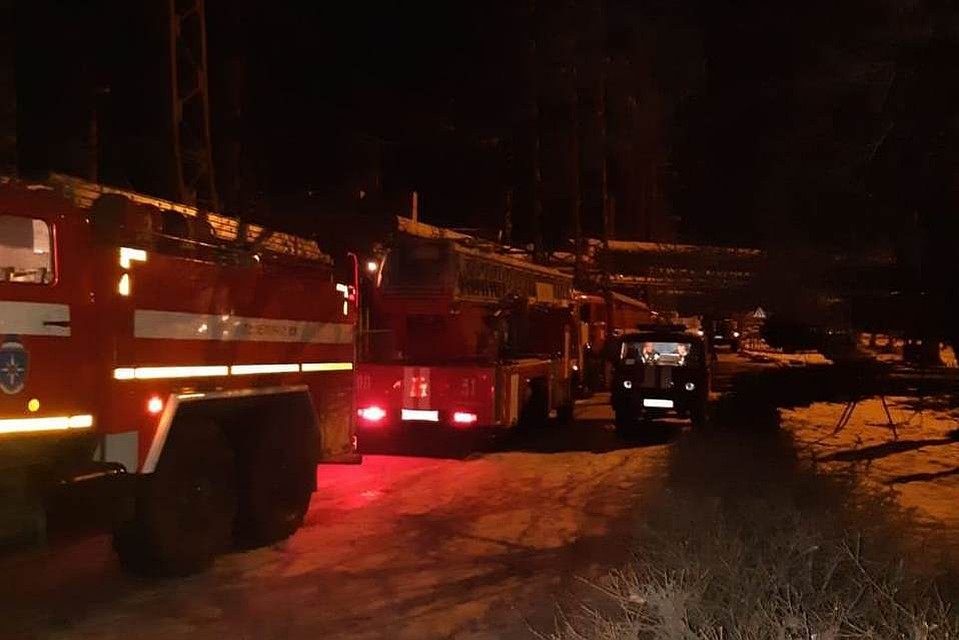Пожар начался в 7 утра.