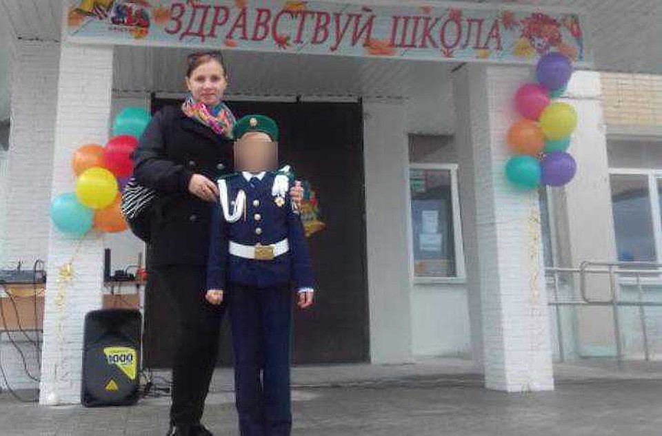 Пострадавший мальчик тоже кадет, поэтому защищает более слабых. Фото: из семейного архива.