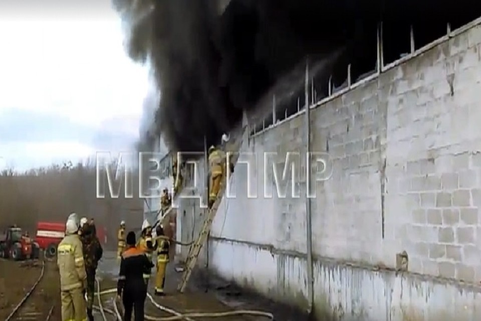 Воспламенение произошло во время проведения сварочных работ