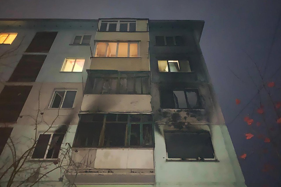 Пожар в бийской пятиэтажке