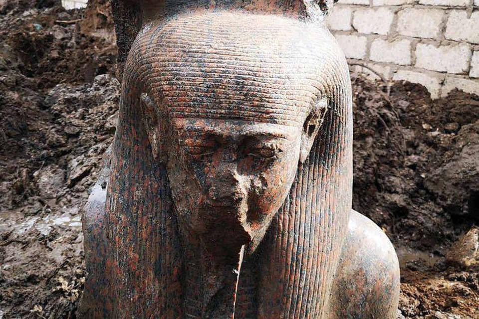 Археологи обнаружили в Египте верхнюю часть статуи Рамзеса II. Фото: Ministry of Antiquities-Arab Republic of Egypt