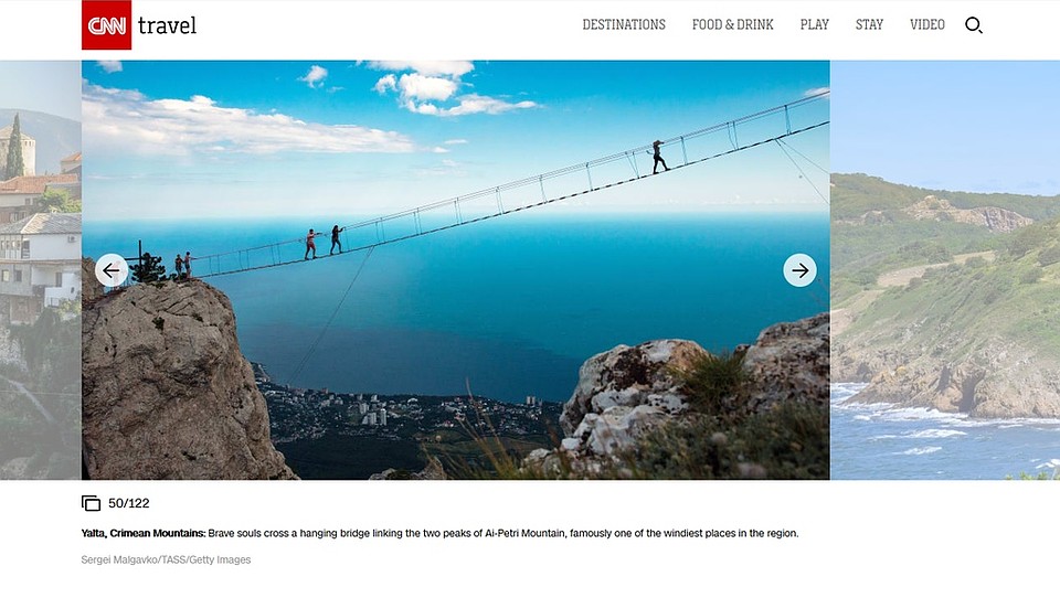 Скриншот с сайта CNN travel