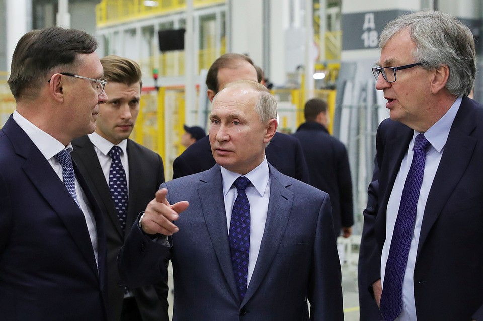Путин на заводе КамАЗа