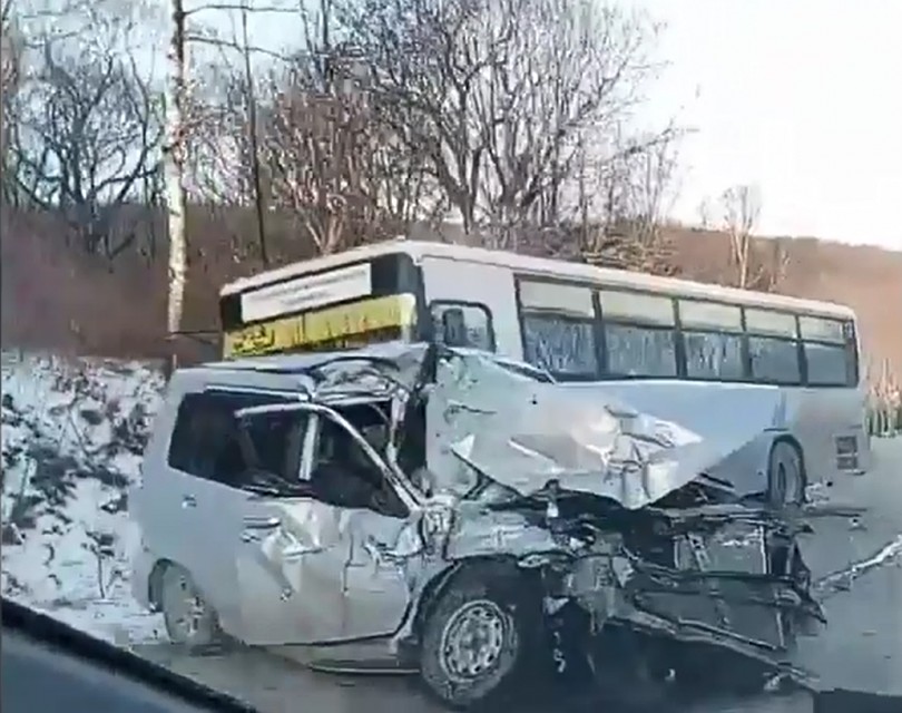 ДТП на трассе Фокино - Дунай. Источник: vladnews.ru