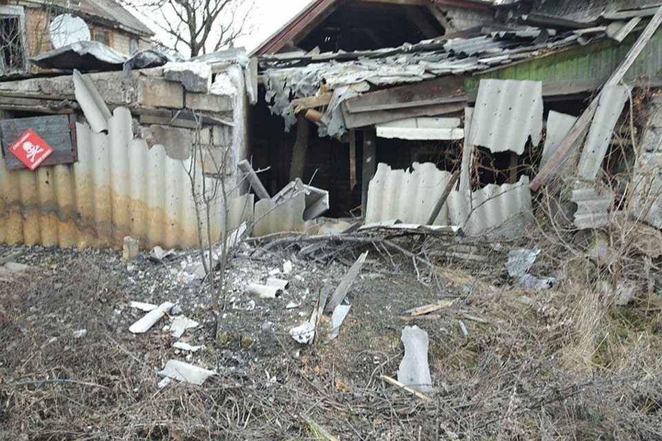Попадание в Зайцево по улице Карбышева. Фото: И.Приходько