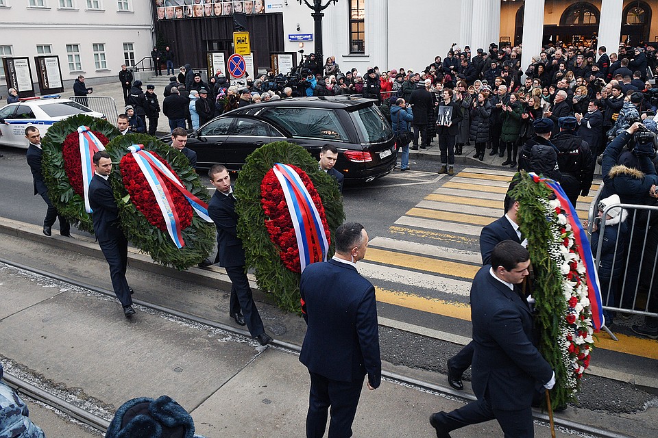 Москва проводила в последний путь Галину Волчек, актрису, режиссера, худрука "Современника"