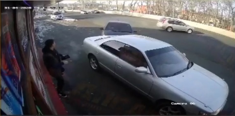Скриншот видео. Источник: dps.control, @sevak.gerzog