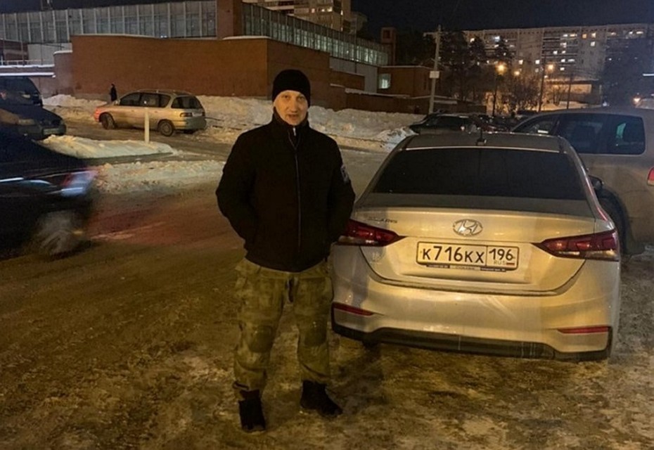 На фото тот самый Hyundai Solaris, за рулем которого сидел нарушитель. Фото: Союз добровольцев Донбасса