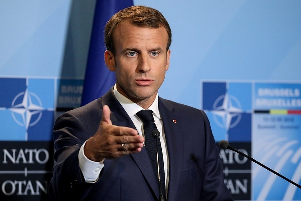 Президент Франции Эммануэль Макрон